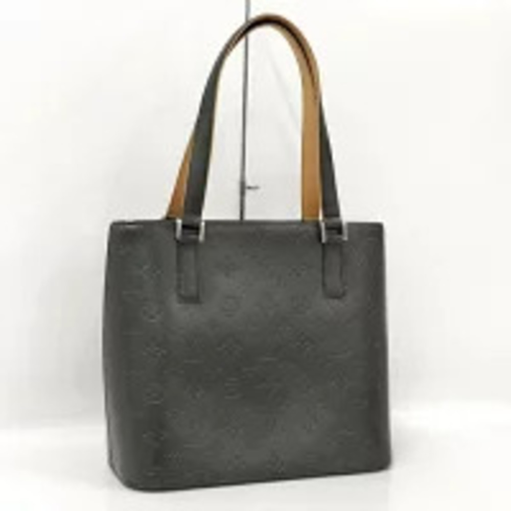 LOUIS VUITTON Monogram Matte Stockton Noir Black